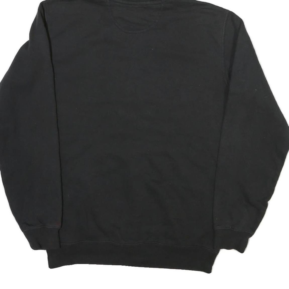 CARHARTT Mens Black Pullover Hoodie S Cotton Blend Workwear Casual