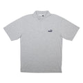 PUMA Mens Grey Short Sleeve Plain Polo Shirt M Cotton Blend Casual Sporty