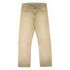 CARHARTT Mens Jeans Beige Slim Straight W31 L32
