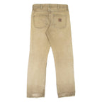 CARHARTT Mens Jeans Beige Slim Straight W31 L32