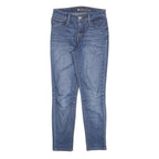 LEVI'S Womens Blue Slim Skinny Denim Medium Wash W25 L25 Stretch Cotton Jeans