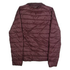 MICHAEL KORS Mens Puffer Jacket Maroon Nylon M