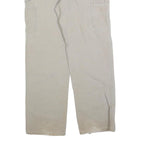 CARHARTT Mens Beige Cotton Blend Canvas Regular Fit Straight Trousers W32 L32