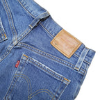 LEVI'S Womens Denim Blue Cut-Off Shorts XXS W23 Casual Summer Wear