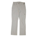 JACK WOLFSKIN Womens Beige Polyester Blend Regular Straight Trousers W30 L32
