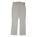 JACK WOLFSKIN Womens Beige Polyester Blend Regular Straight Trousers W30 L32