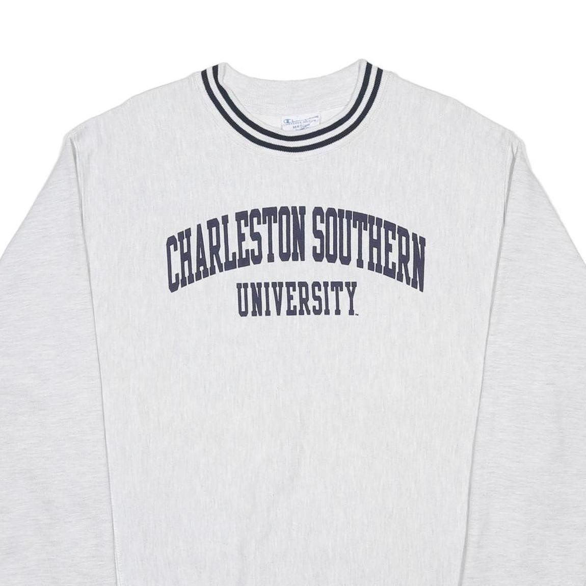 CHAMPION REVERSE WEAVE Mens White Charleston Southern University Crew Neck M