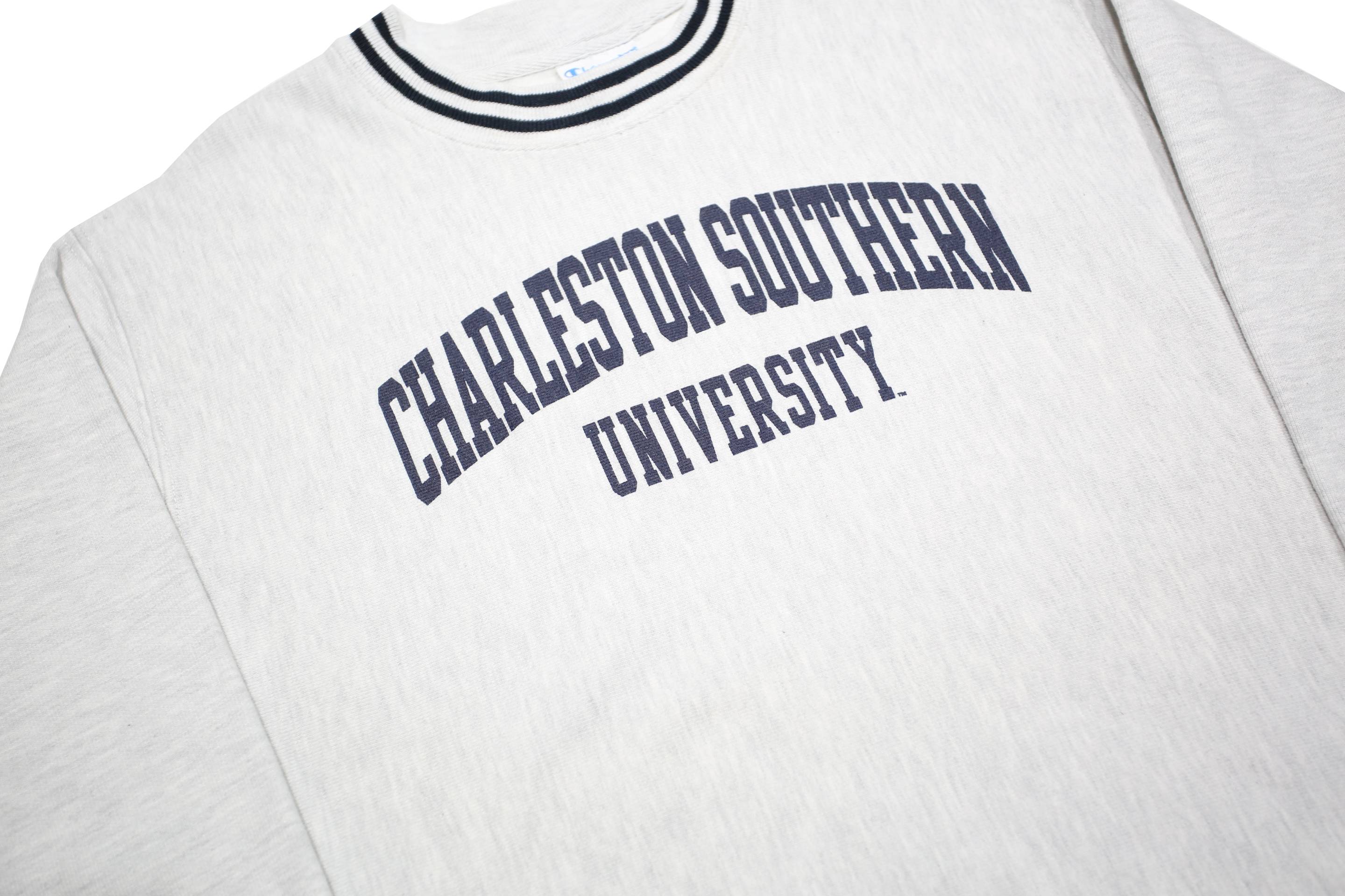 CHAMPION REVERSE WEAVE Mens White Charleston Southern University Crew Neck M