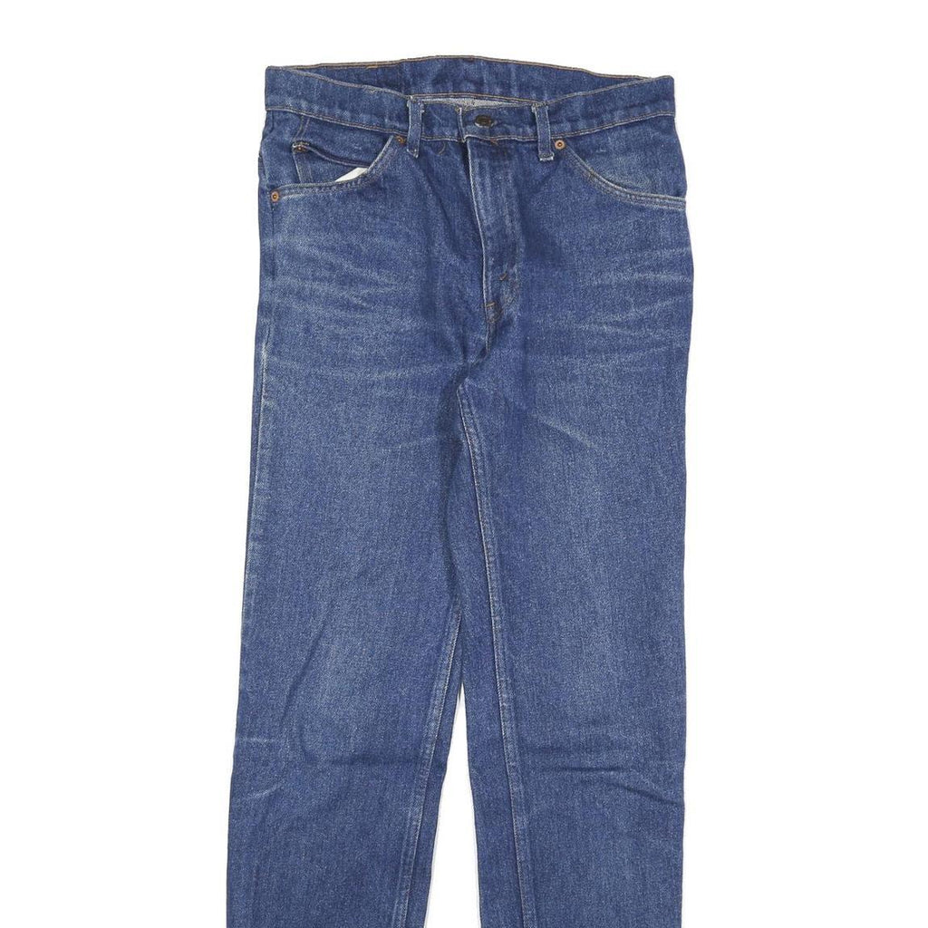 LEVI'S Mens Slim Blue Denim Jeans W25 L31 Zip Classic Straight Cotton Blend