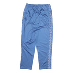 FILA Mens Joggers Blue & White Regular Straight M W28 L29 Cotton Blend Logo Tape