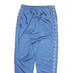 FILA Mens Joggers Blue & White Regular Straight M W28 L29 Cotton Blend Logo Tape