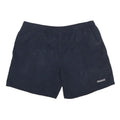 REEBOK Boys Shorts Navy L W30 Casual Sports Logo Polyester Elastic Waist
