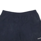 REEBOK Boys Shorts Navy L W30 Casual Sports Logo Polyester Elastic Waist