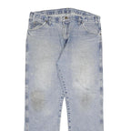 DICKIES Mens Jeans Blue Regular Straight Denim Medium W38 L30 Workwear