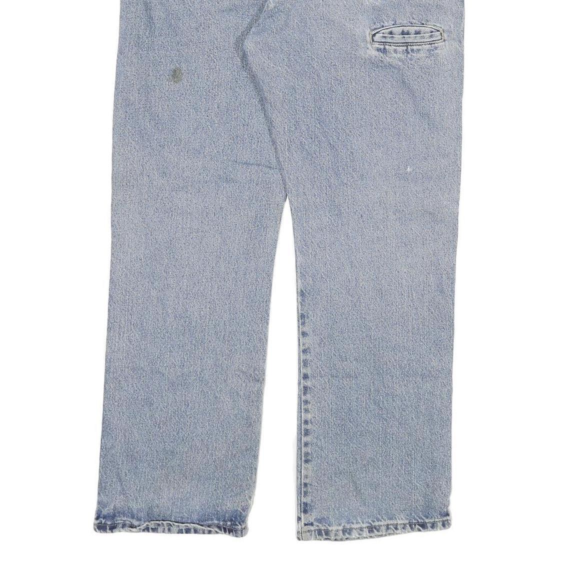 DICKIES Mens Jeans Blue Regular Straight Denim Medium W38 L30 Workwear