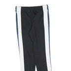 ADIDAS Womens Joggers Black & Navy Blue & White Slim Regular S W28 L30 Contrast