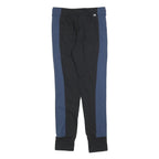 ADIDAS Womens Joggers Black & Navy Blue & White Slim Regular S W28 L30 Contrast