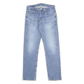 LEVI'S 505 Mens Jeans Blue Regular Straight Denim Medium W32 L32 Classic Fit Zip