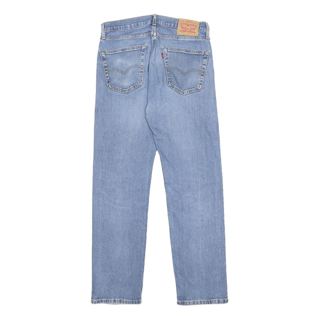 LEVI'S 505 Mens Jeans Blue Regular Straight Denim Medium W32 L32 Classic Fit Zip