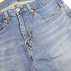 LEVI'S 505 Mens Jeans Blue Regular Straight Denim Medium W32 L32 Classic Fit Zip