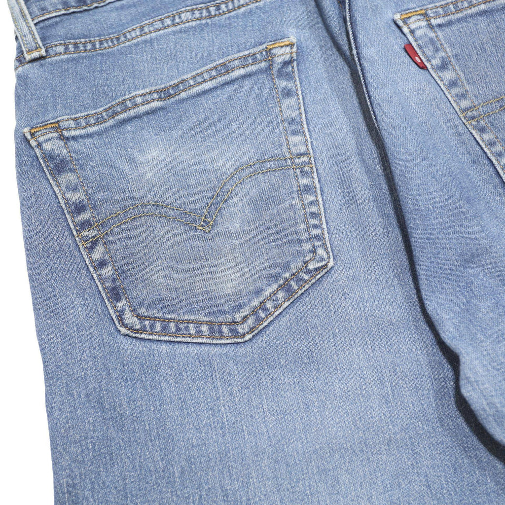 LEVI'S 505 Mens Jeans Blue Regular Straight Denim Medium W32 L32 Classic Fit Zip