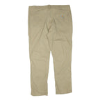 CARHARTT Mens Beige Regular Fit Work Trousers W40 L30 Cotton Blend Zip Closure