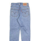 LEVI'S Womens Regular Blue Denim Light Wash Jeans W25 L28 Classic Fit Button