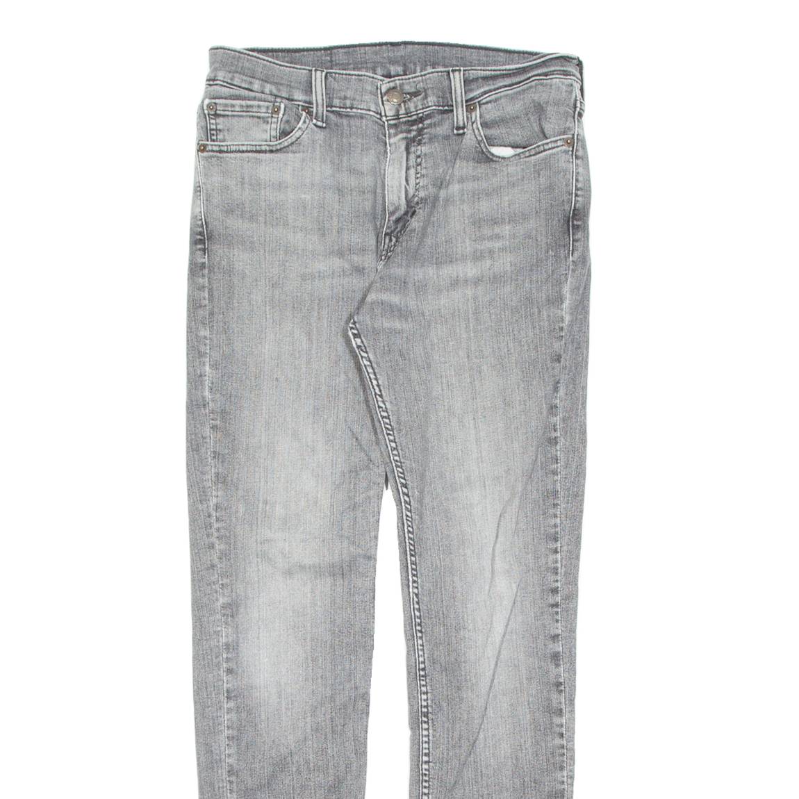 LEVI'S 511 Jeans Mens Grey Slim Straight W30 L32