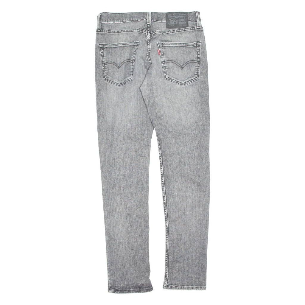 LEVI'S 511 Jeans Mens Grey Slim Straight W30 L32