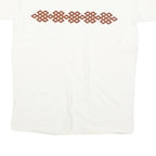 THE NORTH FACE Mens White Cotton Blend Graphic T-Shirt L Short Sleeve Crew Neck