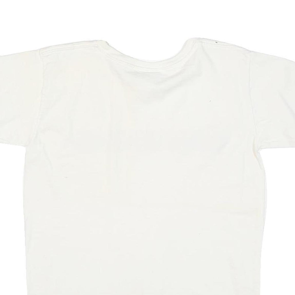 THE NORTH FACE Mens White Cotton Blend Graphic T-Shirt L Short Sleeve Crew Neck