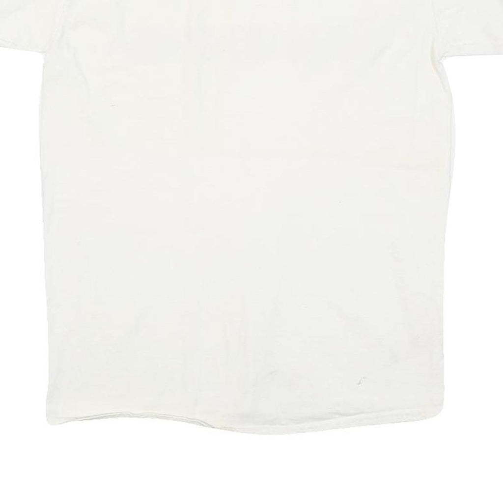 THE NORTH FACE Mens White Cotton Blend Graphic T-Shirt L Short Sleeve Crew Neck