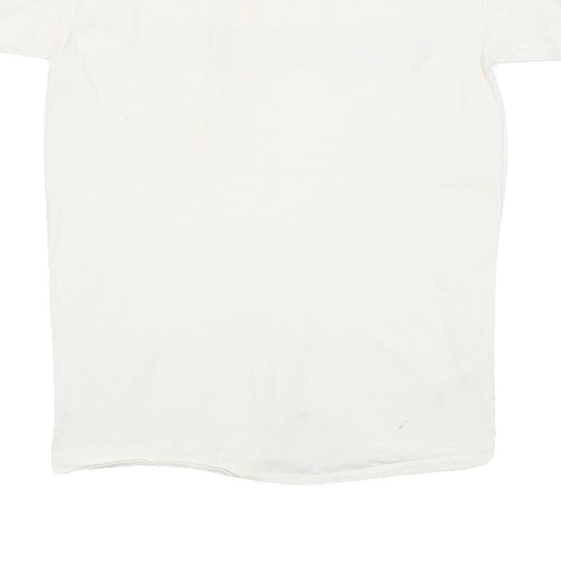 THE NORTH FACE Mens White Cotton Blend Graphic T-Shirt L Short Sleeve Crew Neck