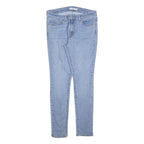 LEVI'S 711 Mens Slim Light Blue Denim Jeans Cotton Blend W31 L30 Zip Closure