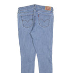 LEVI'S 711 Mens Slim Light Blue Denim Jeans Cotton Blend W31 L30 Zip Closure