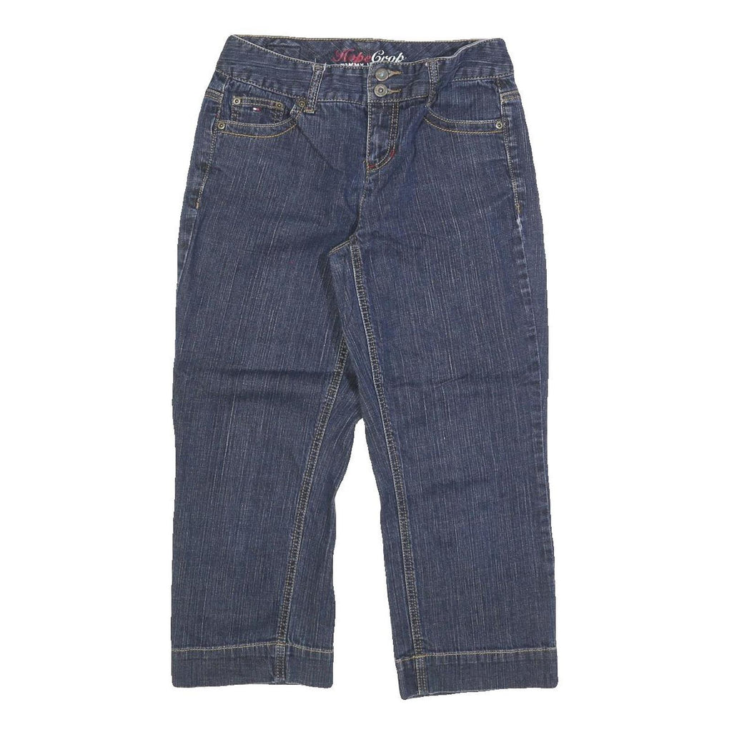 TOMMY HILFIGER Womens Regular Denim Jeans Blue Cotton Blend W28 L23 Stylish