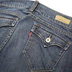 LEVI'S 542 Womens Jeans Blue Regular Straight Denim Medium W31 L30 Zip Closure