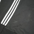 ADIDAS Mens Black Hooded Pullover M Cotton Blend Sports Casual Hoodie
