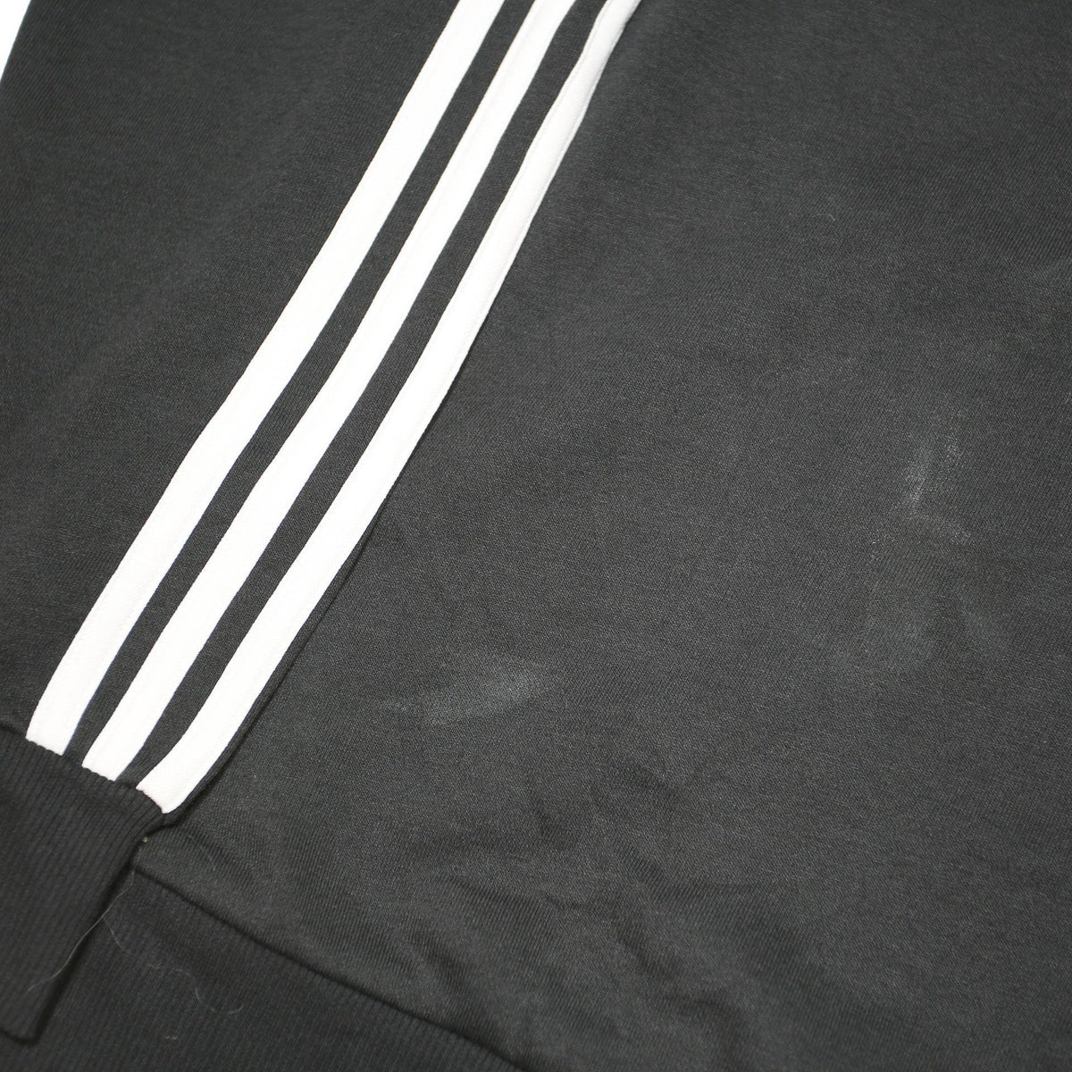 ADIDAS Mens Black Hooded Pullover M Cotton Blend Sports Casual Hoodie