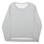 BARBOUR Womens Grey Sweatshirt UK 18 Cotton Blend Crew Neck Long Sleeve Casual