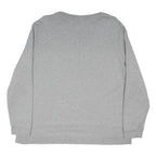 BARBOUR Womens Grey Sweatshirt UK 18 Cotton Blend Crew Neck Long Sleeve Casual