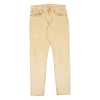 LEVI'S 512 BIG E Jeans Mens Beige Slim Tapered W31 L34