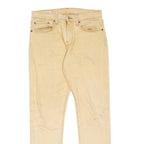 LEVI'S 512 BIG E Jeans Mens Beige Slim Tapered W31 L34