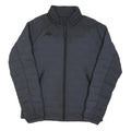 KAPPA Mens Black Jacket M Polyester Blend Quilted Zip Casual Sport
