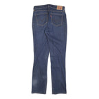 LEVI'S Womens 525 Regular Blue Denim Medium Fit Straight W29 L32 Rainbow Heart