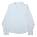 MARC O'POLO Womens Blue Shirt L Classic Cotton Button-Up Long Sleeve