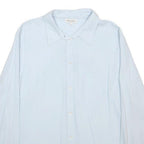 MARC O'POLO Womens Blue Shirt L Classic Cotton Button-Up Long Sleeve