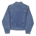 MARLBORO Mens Blue Denim Button Jacket M Woven Classic Casual Workwear