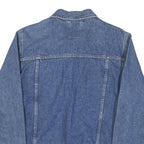 MARLBORO Mens Blue Denim Button Jacket M Woven Classic Casual Workwear