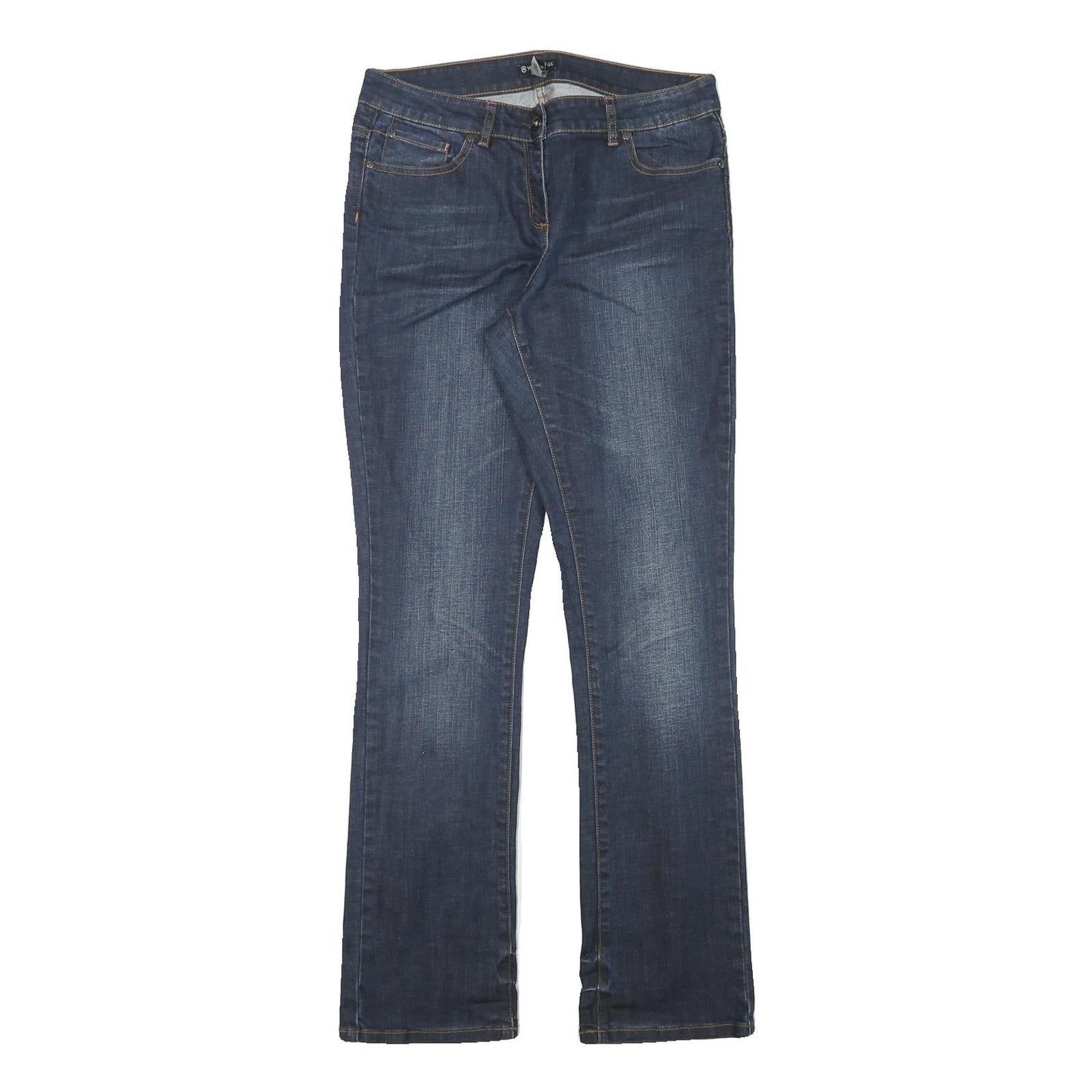 VICTORINOX Womens Jeans Blue Regular Straight Denim Medium W30 L31 Classic